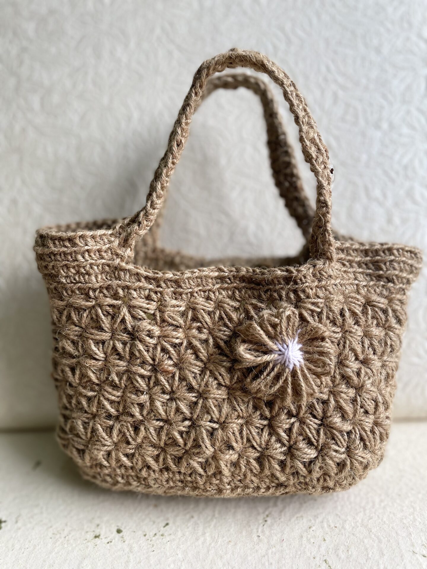 Crochet Jute bag - AuthIndia