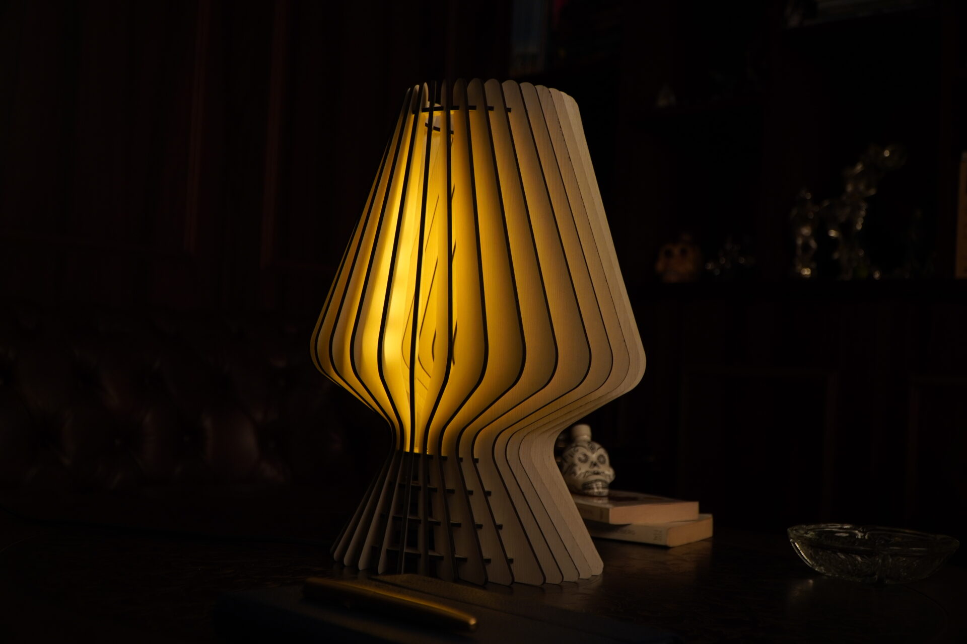 Aesthetic table lamp with unique design, perfect for office decor furniture , bedroom decor and home decor